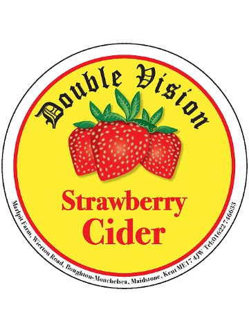 Double Vision - Strawberry Cider