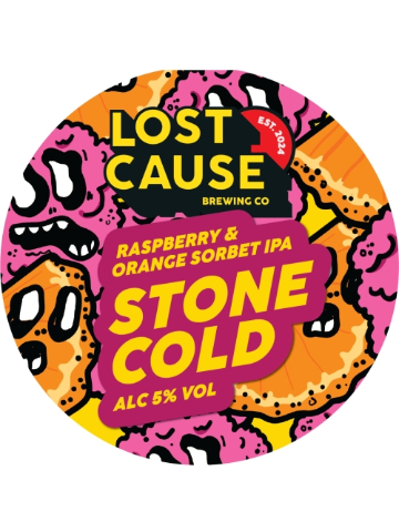 Lost Cause - Stone Cold - Raspberry & Orange