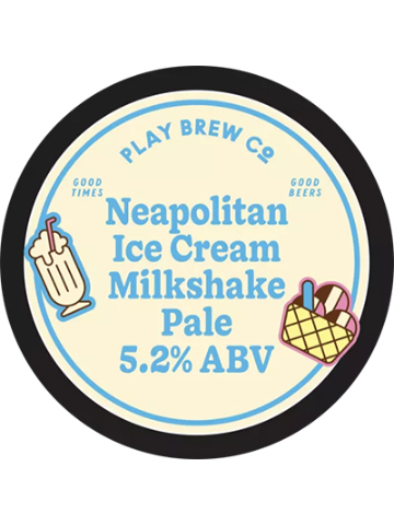 Play - Neopolitan Ice Cream Milkshake