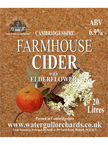 Watergull Orchards - Farmhouse Cider With Elderflower