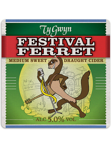 Ty Gwyn - Festival Ferret - Medium Sweet
